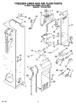 Diagram for 08 - Freezer Liner And Air Flow Parts