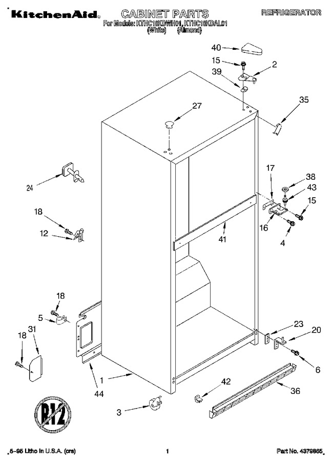 Diagram for KTHC18KDWH01