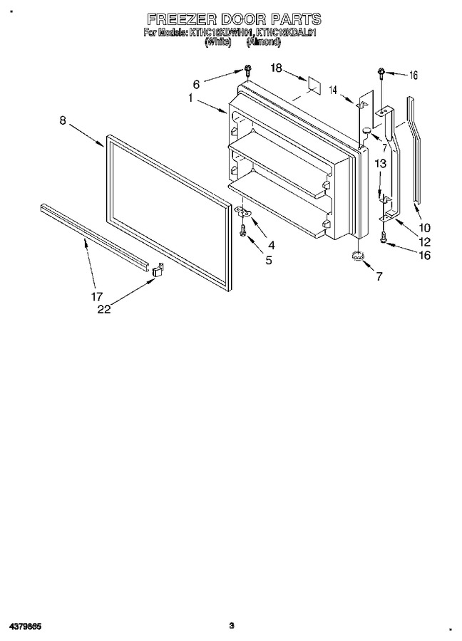 Diagram for KTHC18KDWH01