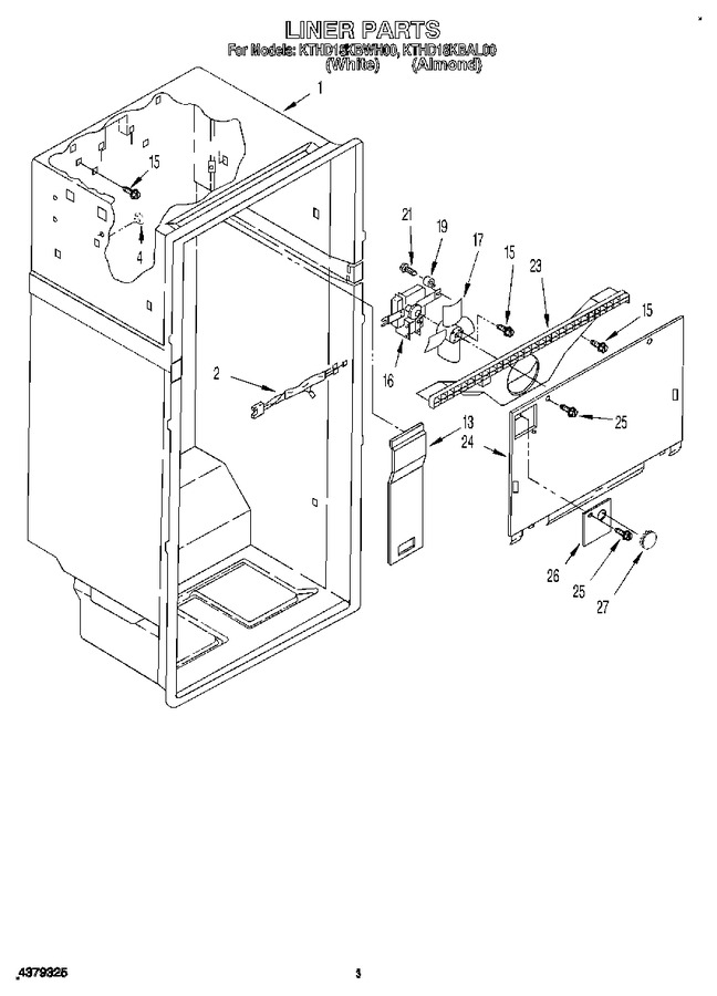 Diagram for KTHD18KBWH00