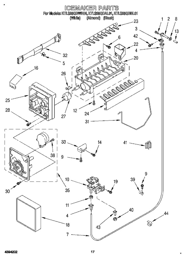 Diagram for KTLS25QDWH01