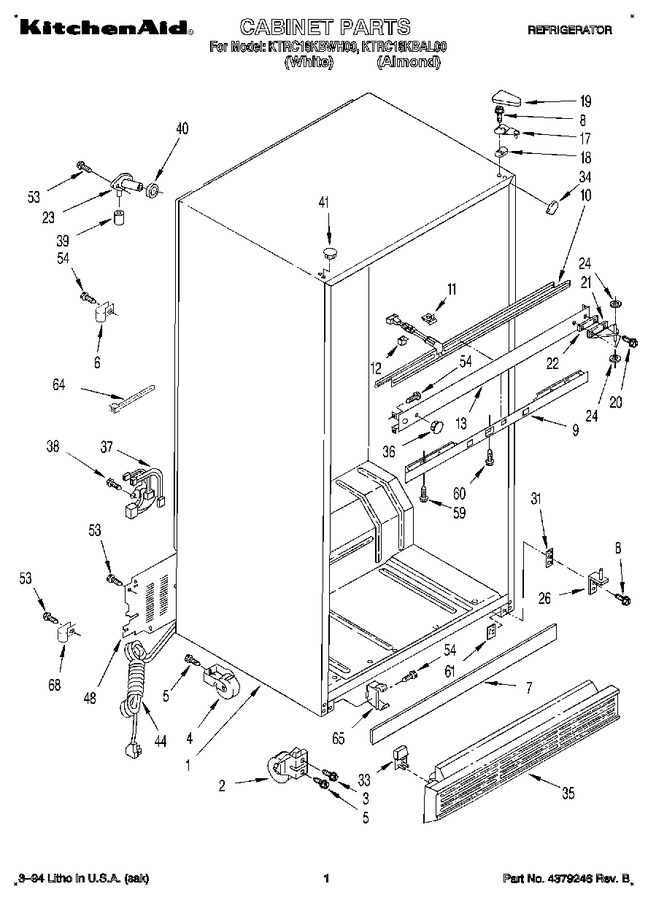 Diagram for KTRC18KBAL00