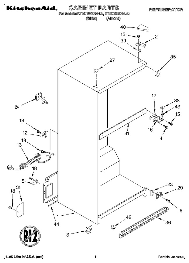 Diagram for KTRC18KDAL00