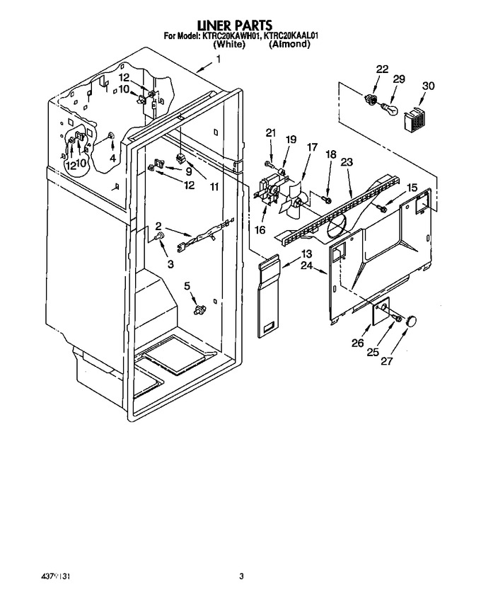 Diagram for KTRC20KAWH01