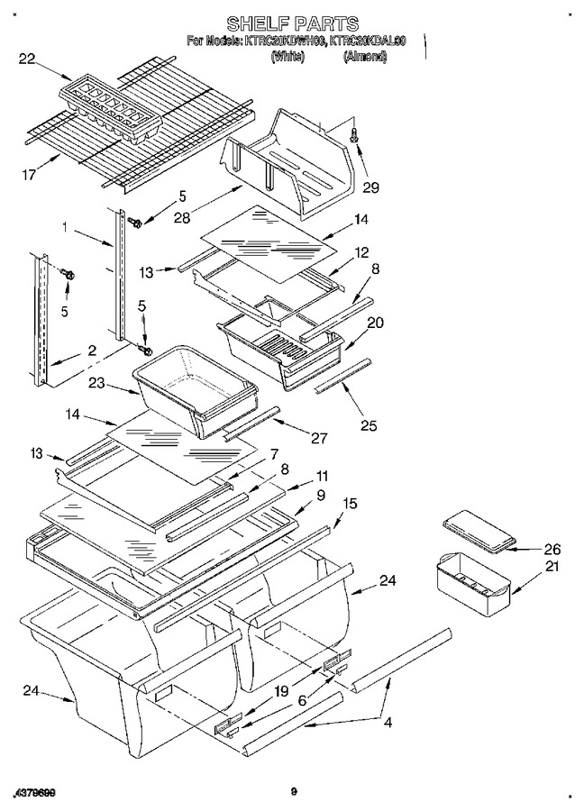 Diagram for KTRC20KDWH00