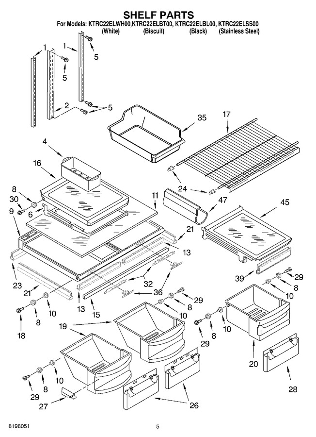 Diagram for KTRC22ELWH00