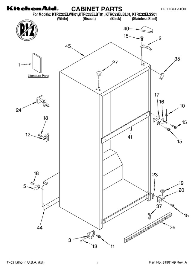 Diagram for KTRC22ELBT01