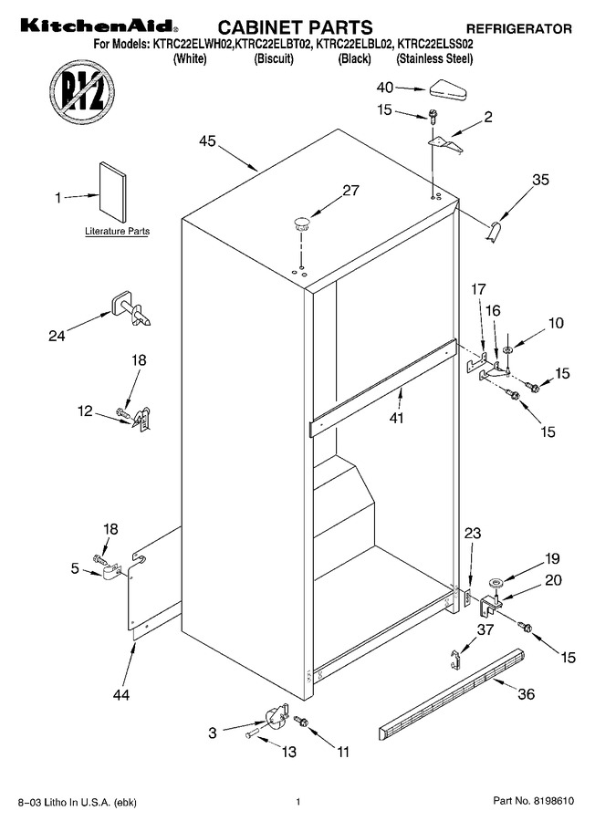Diagram for KTRC22ELBT02