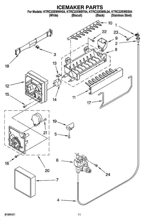 Diagram for KTRC22EMWH04