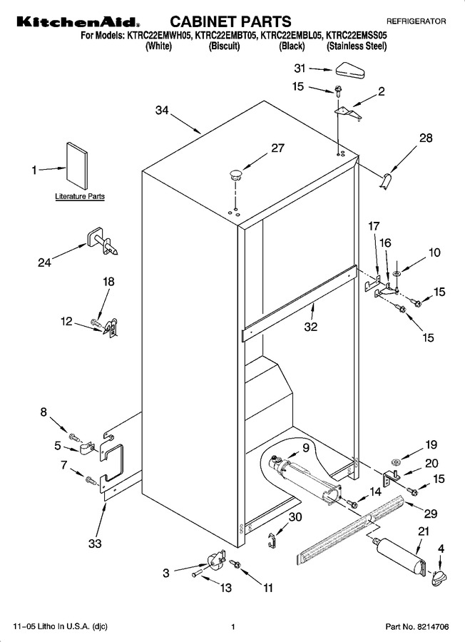 Diagram for KTRC22EMWH05