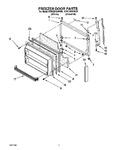 Diagram for 08 - Freezer Door