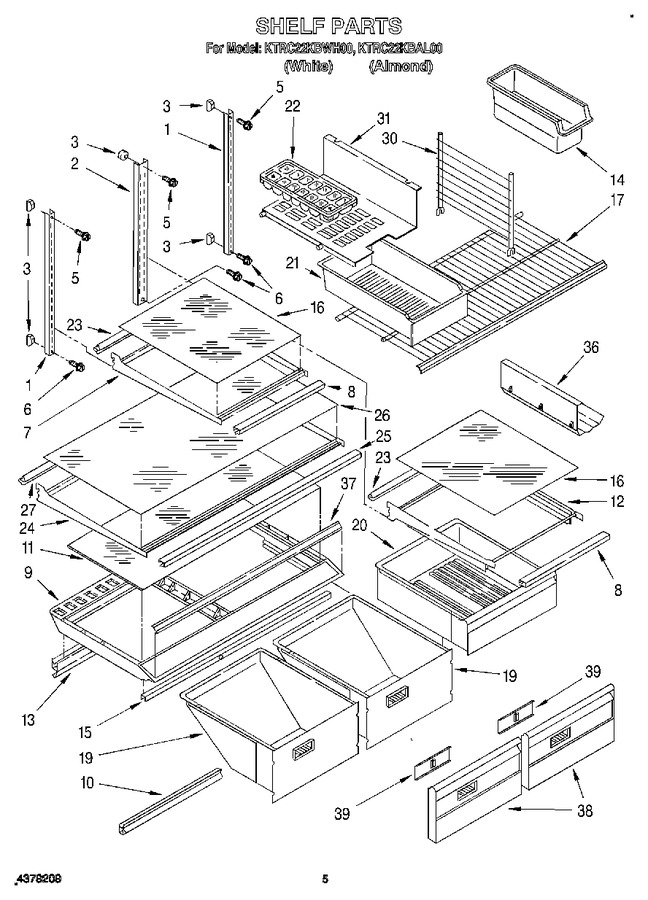 Diagram for KTRC22KBWH00