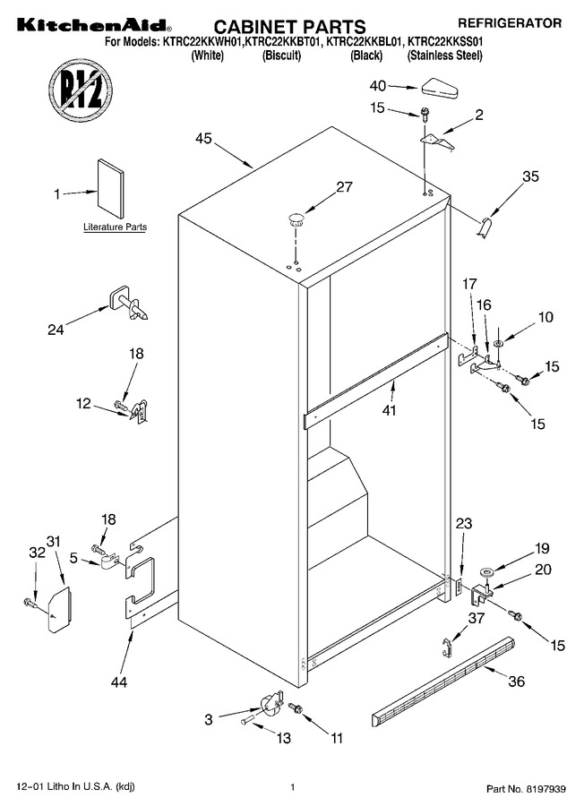 Diagram for KTRC22KKWH01