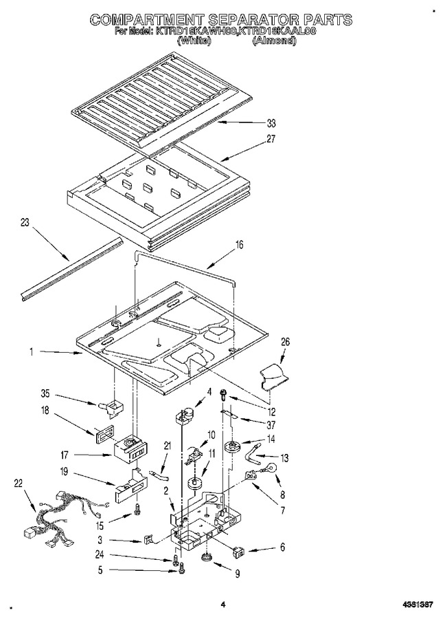 Diagram for KTRD18KAWH00