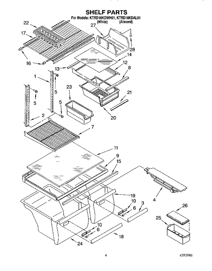 Diagram for KTRD18KDWH01