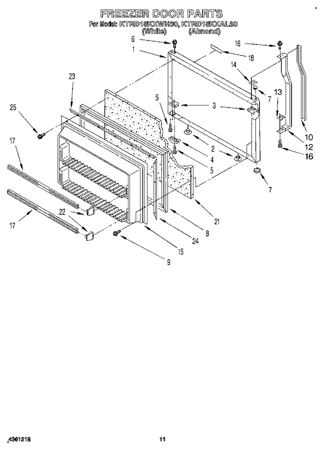 Diagram for KTRD18KXWH30