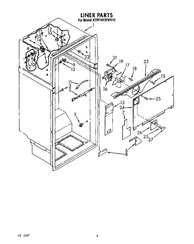 Diagram for KTRI18KWWH10