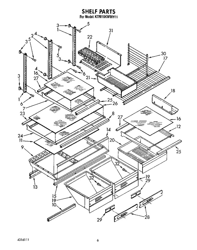 Diagram for KTRI18KWWH11