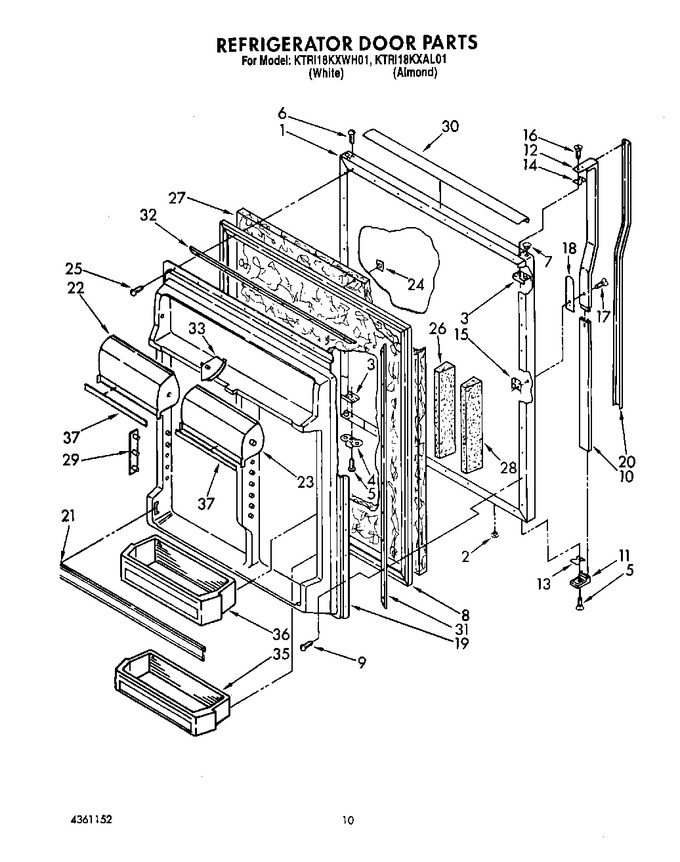Diagram for KTRI18KXWH01