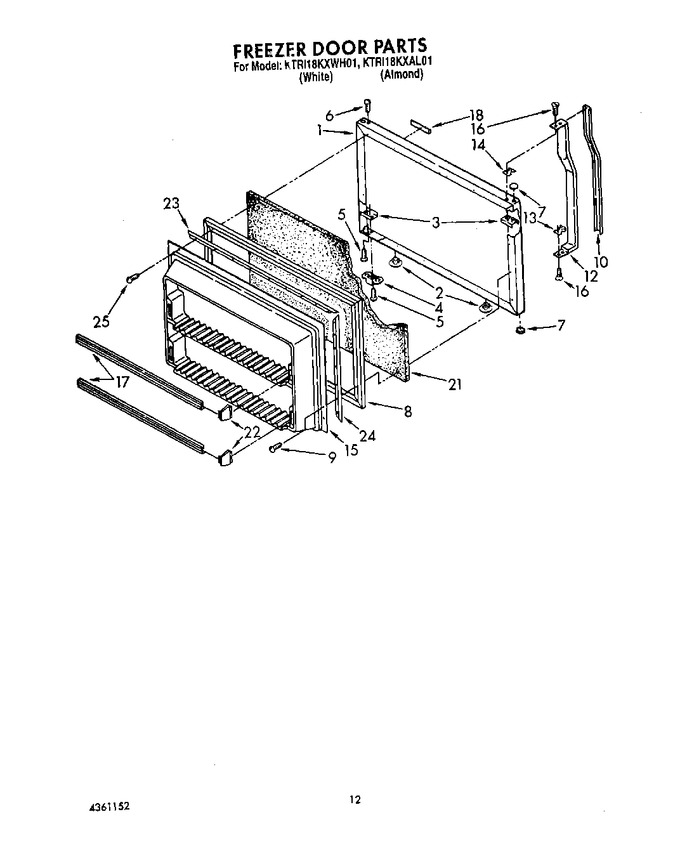 Diagram for KTRI18KXWH01