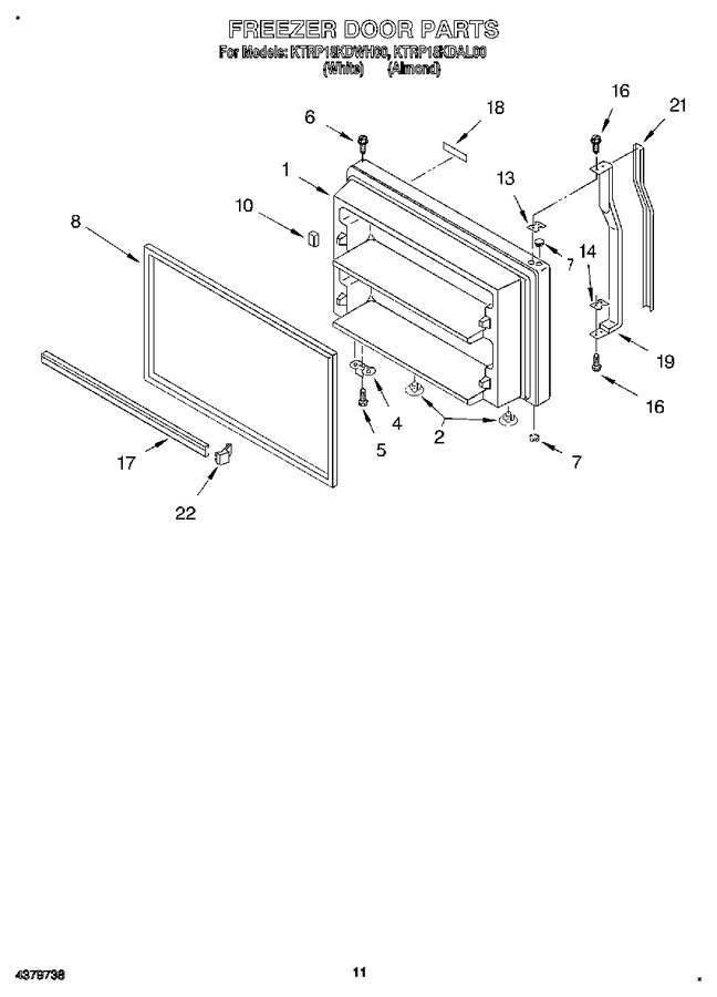 Diagram for KTRP18KDAL00