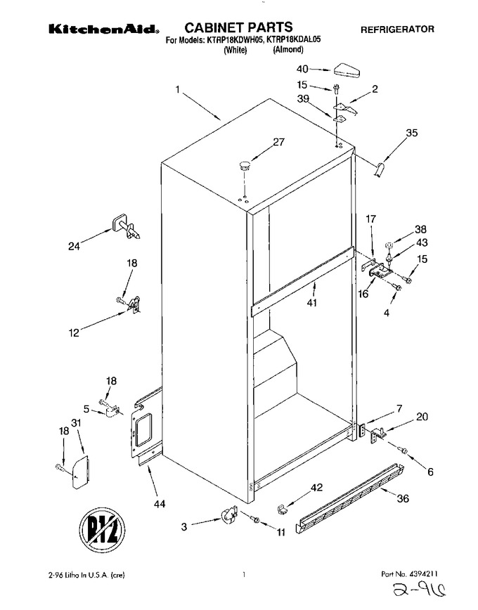 Diagram for KTRP18KDAL05