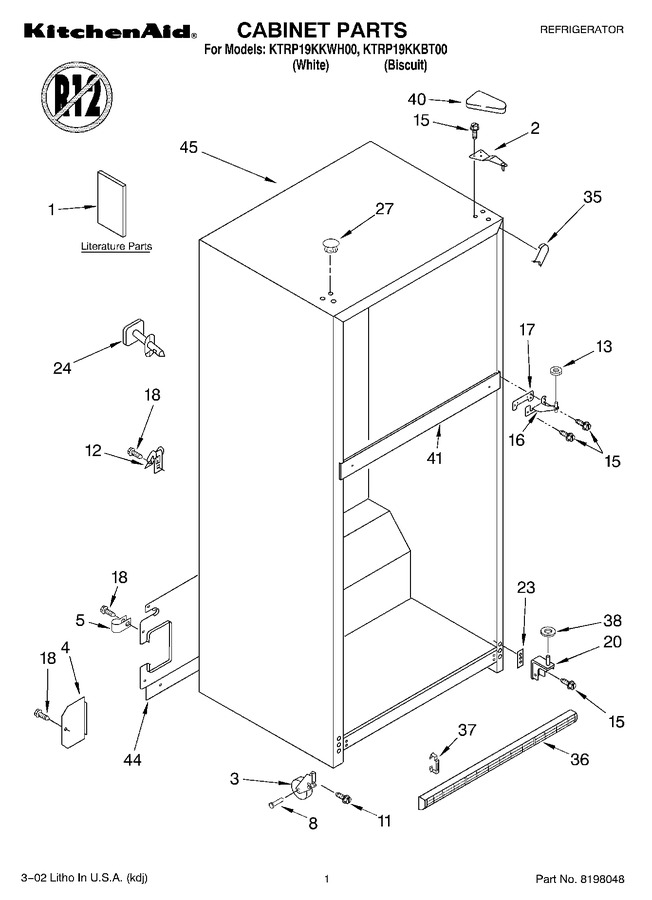 Diagram for KTRP19KKWH00