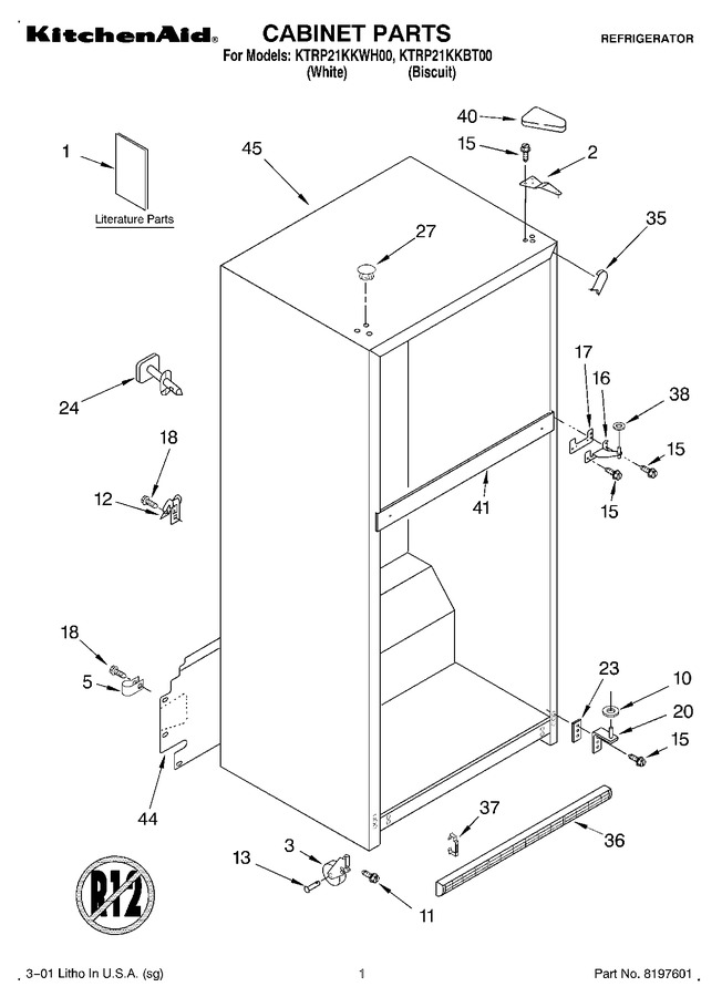 Diagram for KTRP21KKWH00