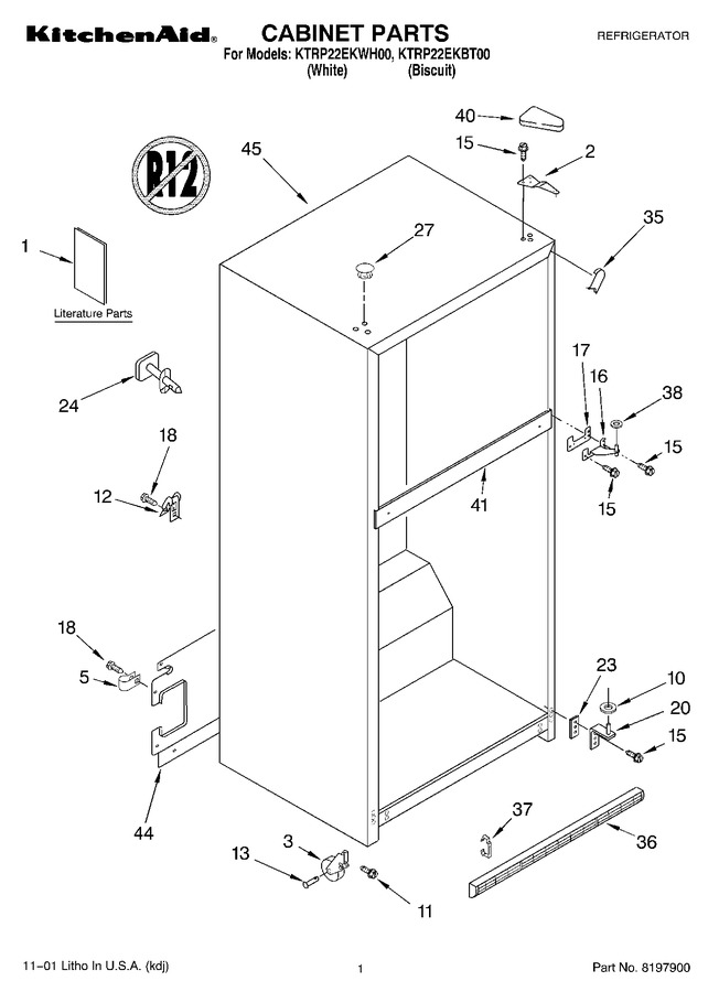 Diagram for KTRP22EKWH00