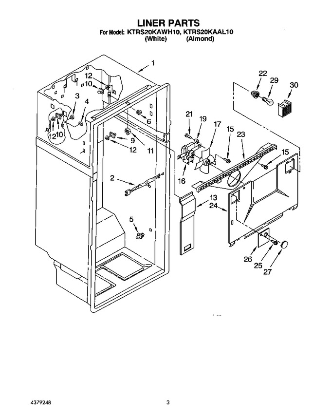 Diagram for KTRS20KAWH10