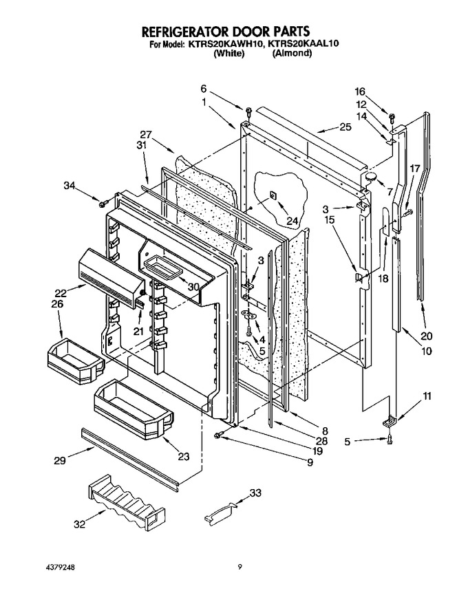 Diagram for KTRS20KAWH10