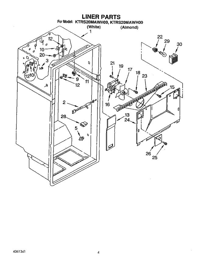 Diagram for KTRS20MAWH00
