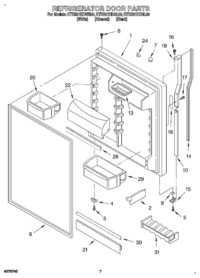 Diagram for KTRS21KDAL00