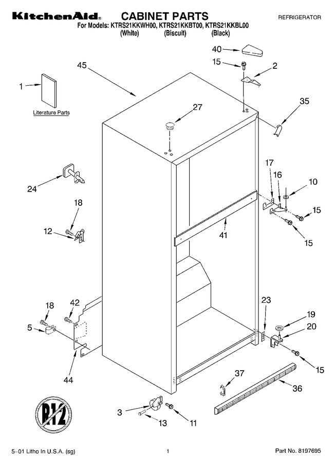 Diagram for KTRS21KKWH00
