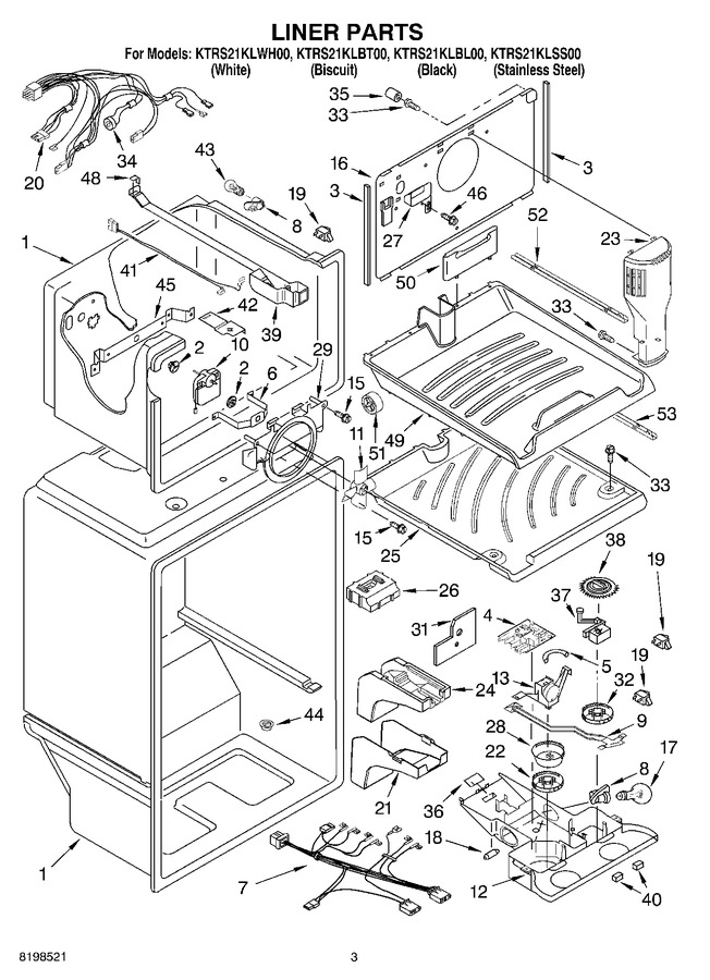 Diagram for KTRS21KLWH00