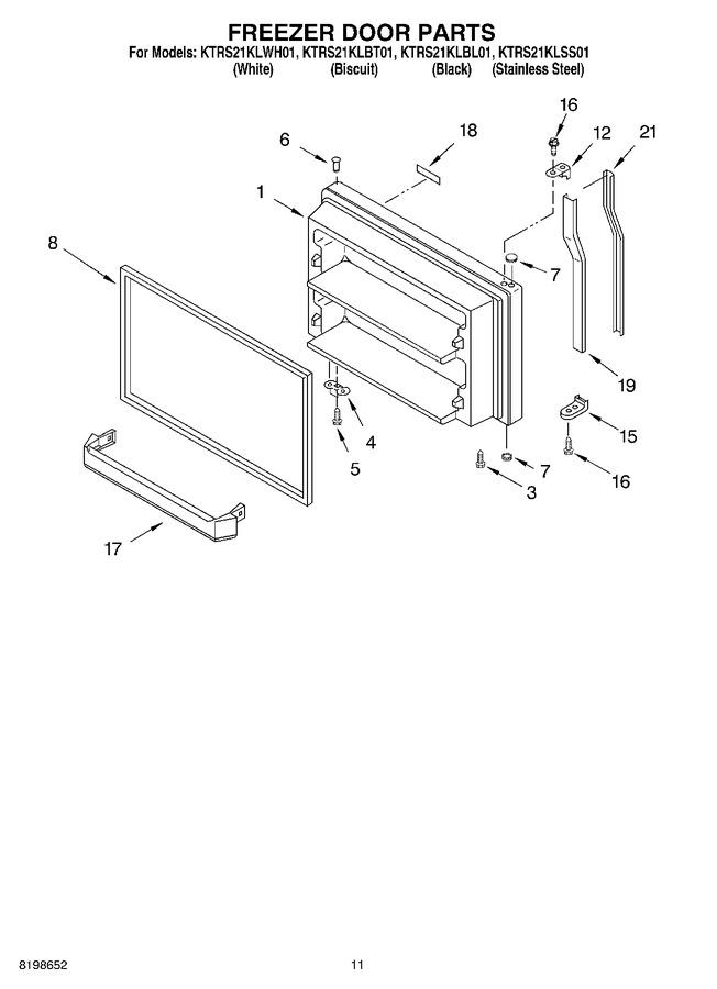 Diagram for KTRS21KLWH01