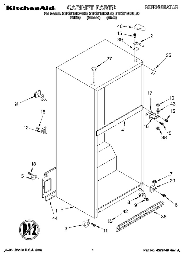 Diagram for KTRS21MDAL00