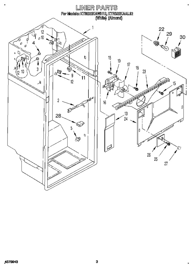 Diagram for KTRS22KAWH12