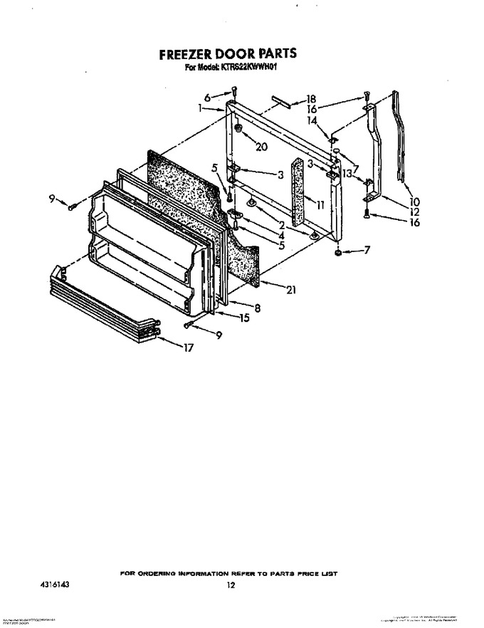 Diagram for KTRS22KWWH01
