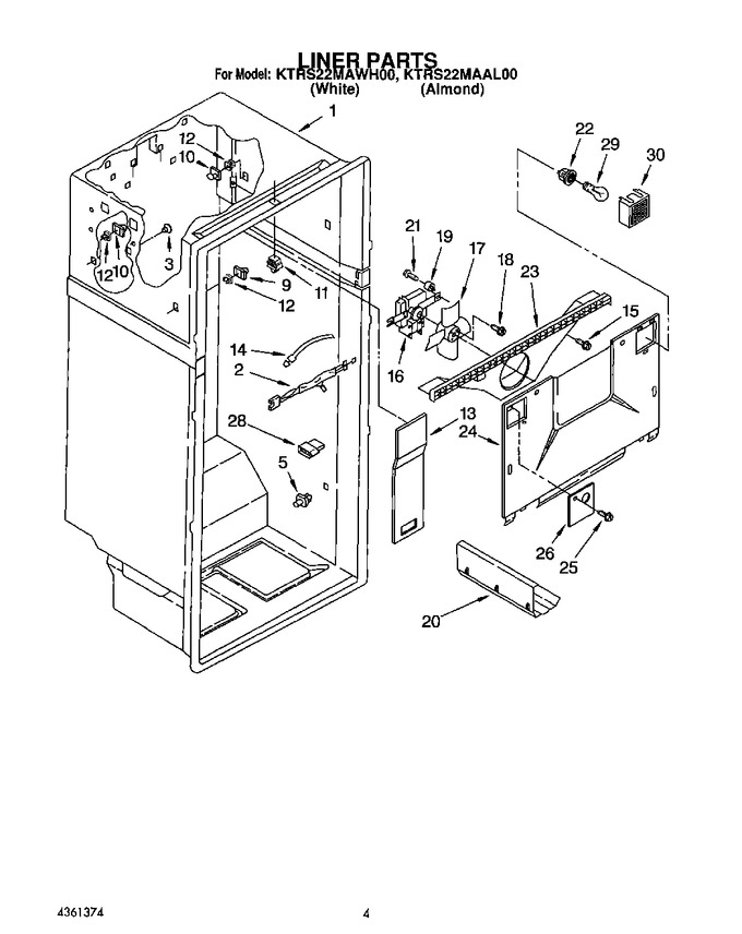 Diagram for KTRS22MAWH00