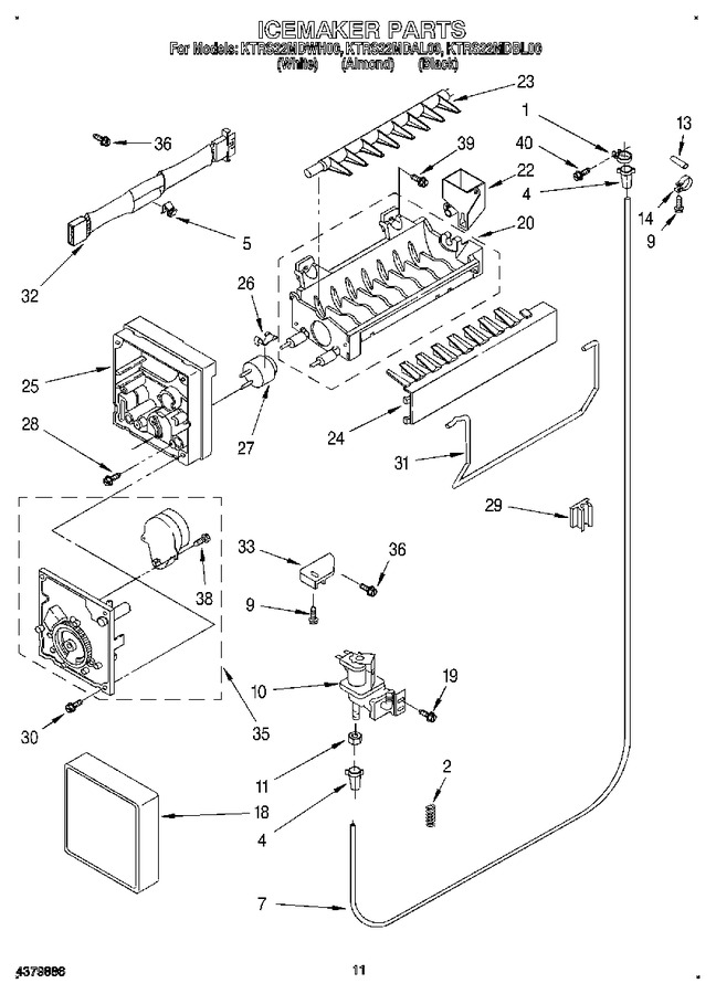 Diagram for KTRS22MDWH00