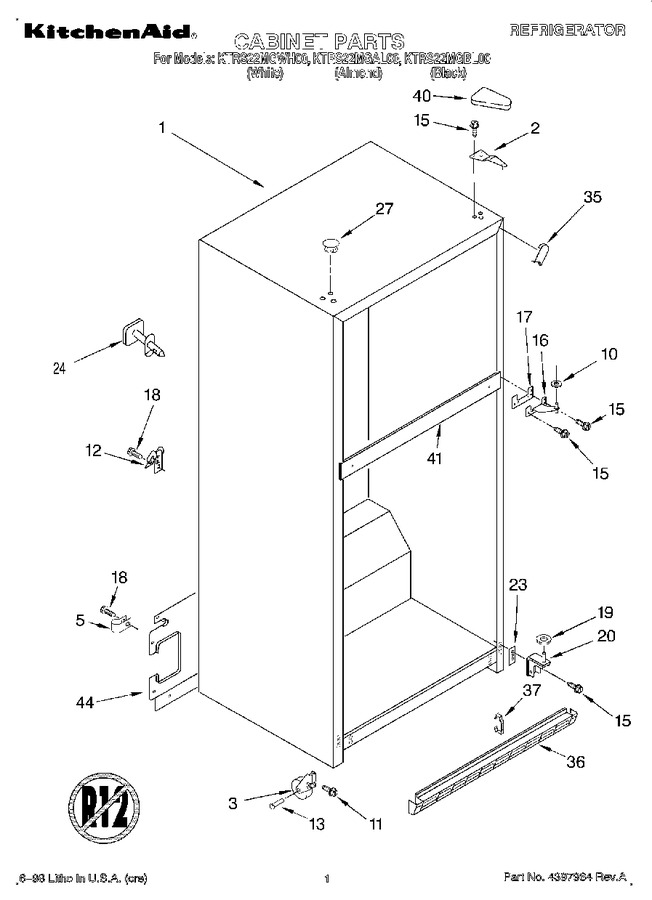 Diagram for KTRS22MGBL00