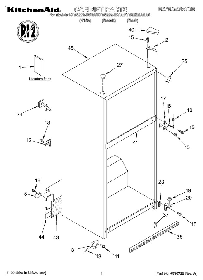 Diagram for KTRS22MJWH00