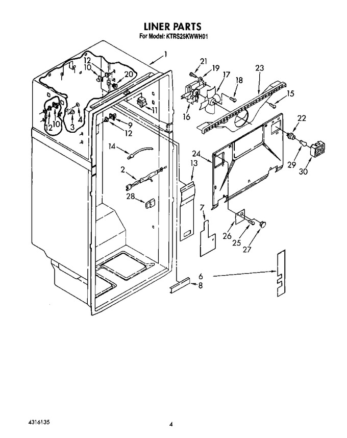 Diagram for KTRS25KWWH01