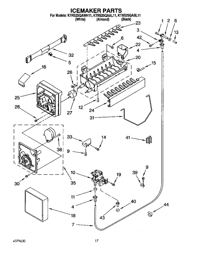 Diagram for KTRS25QAWH11