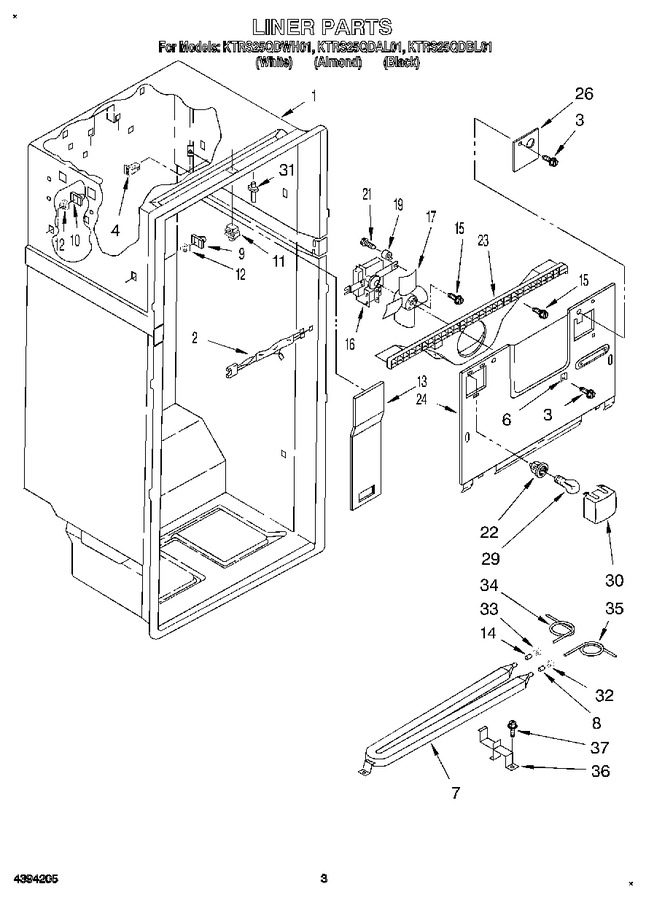 Diagram for KTRS25QDBL01