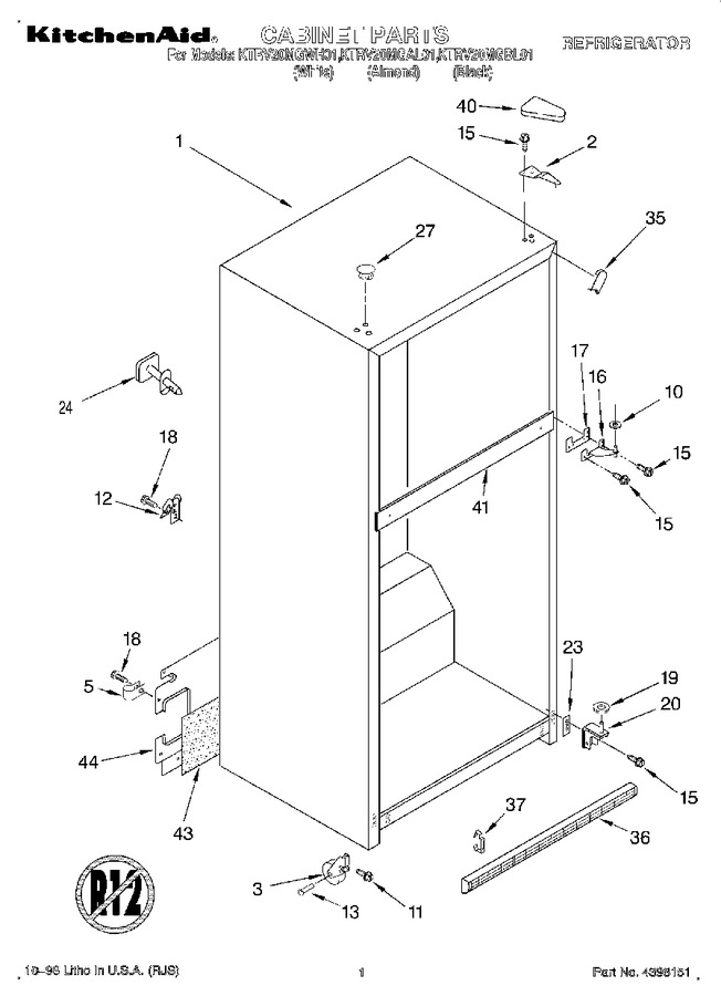 Diagram for KTRV20MGAL01