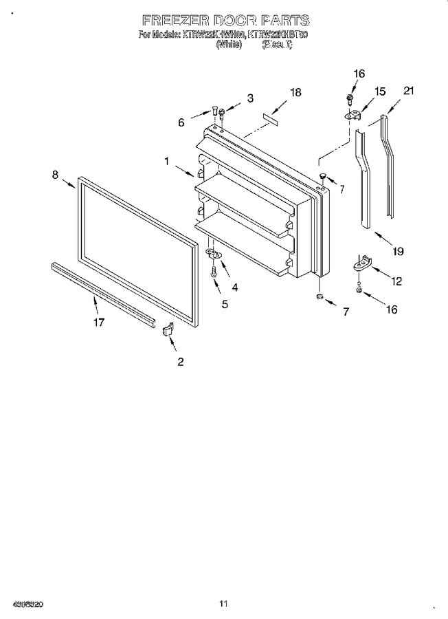 Diagram for KTRW22KHWH00