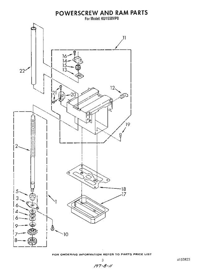 Diagram for KU1550VP0