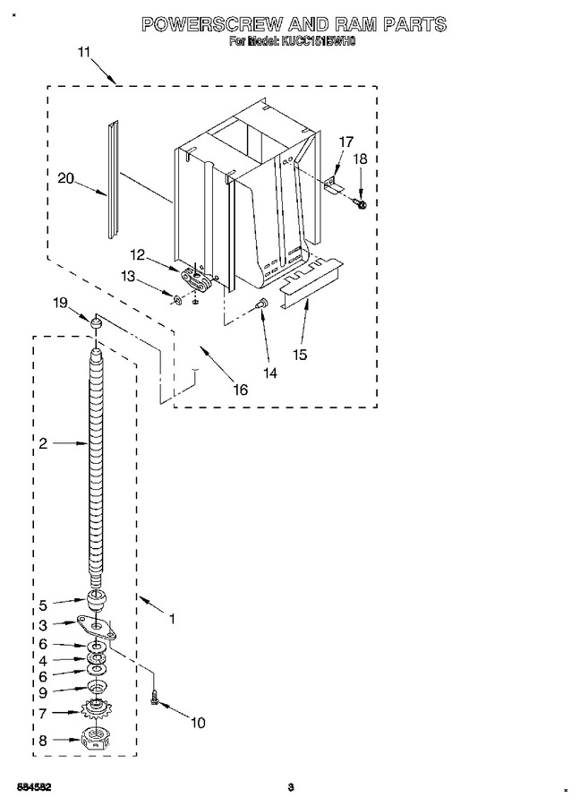 Diagram for KUCC151BWH0